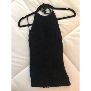 GUESS 🖤 black crochet halter